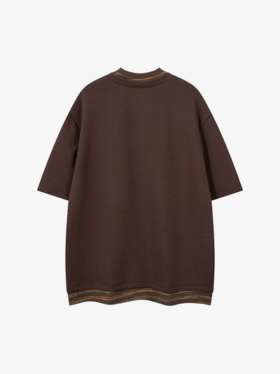 High Street Tie Embroidered Design T-shirt