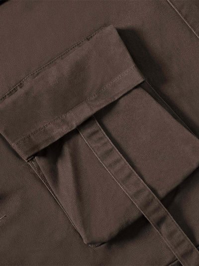 Functional Style Multi-pocket Cargo Barrel Pants