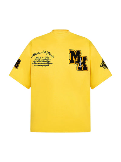 Embroidered Oversized T-Shirt Set