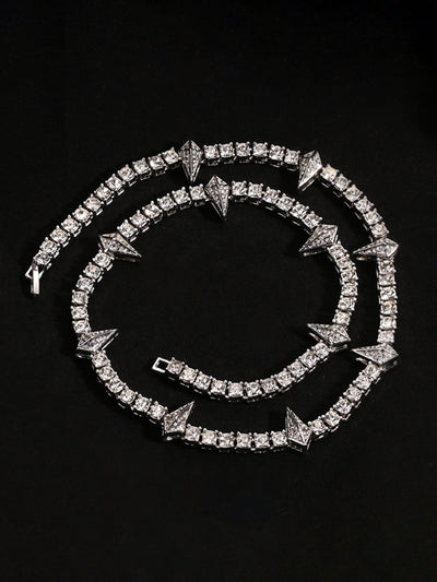 Hip Hop Collarbone Chain Necklace - 2221