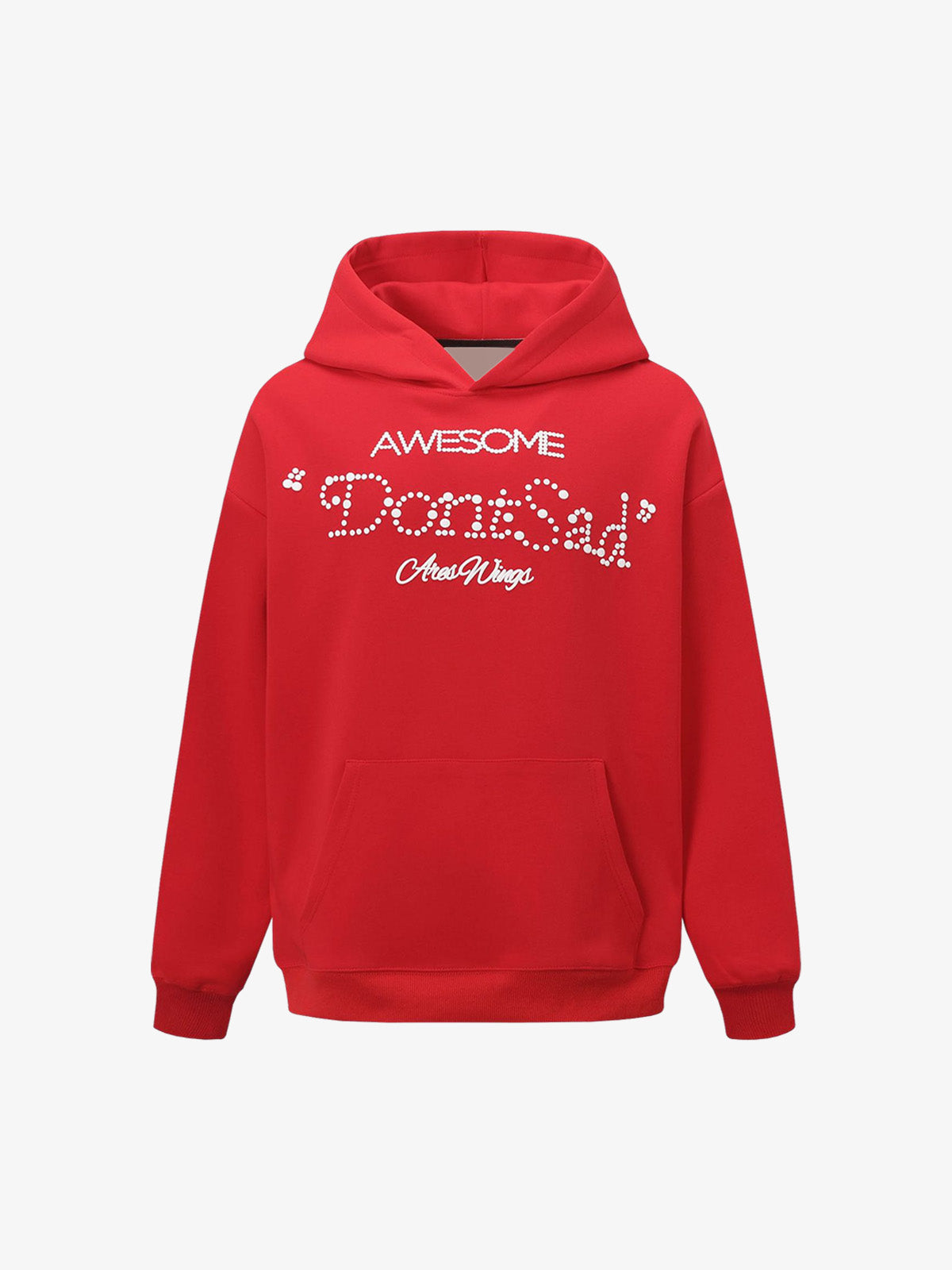 Street Hip-Hop Foam Print Hoodie