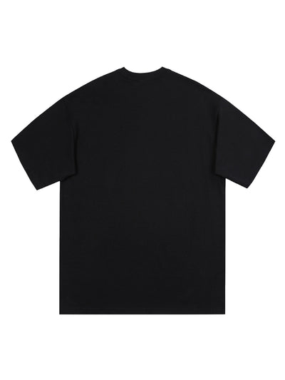 Original Street Protrait Graphic Print T-Shirt