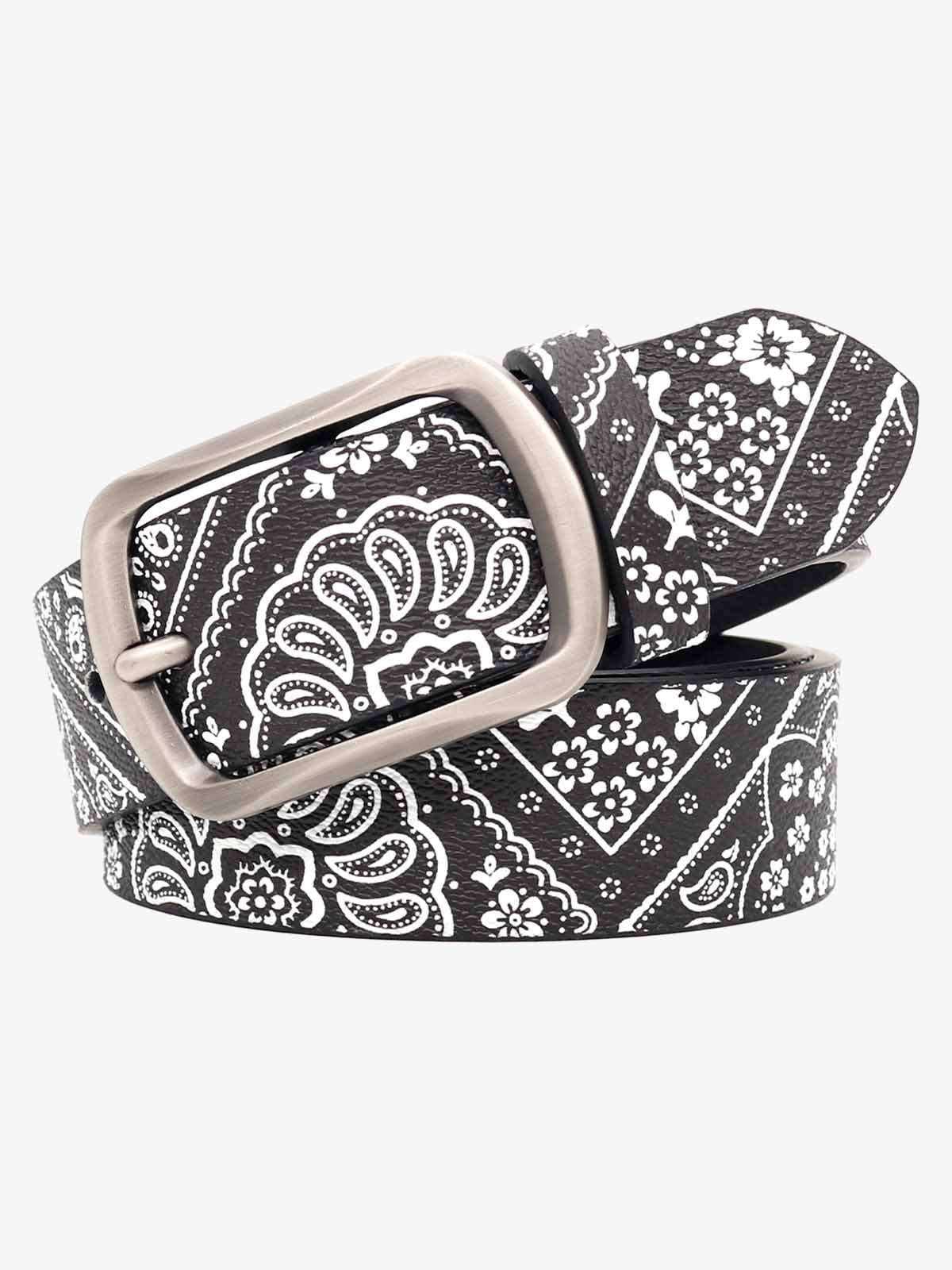 Retro Pattern High-end Street Hip-hop Belt