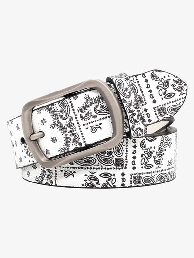 Retro Pattern High-end Street Hip-hop Belt