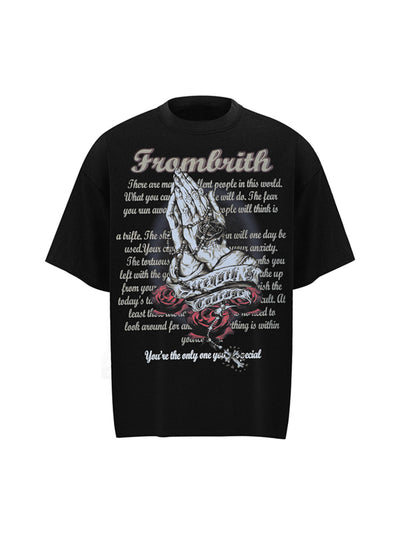 Inspirational Quote Graphic T-Shirt