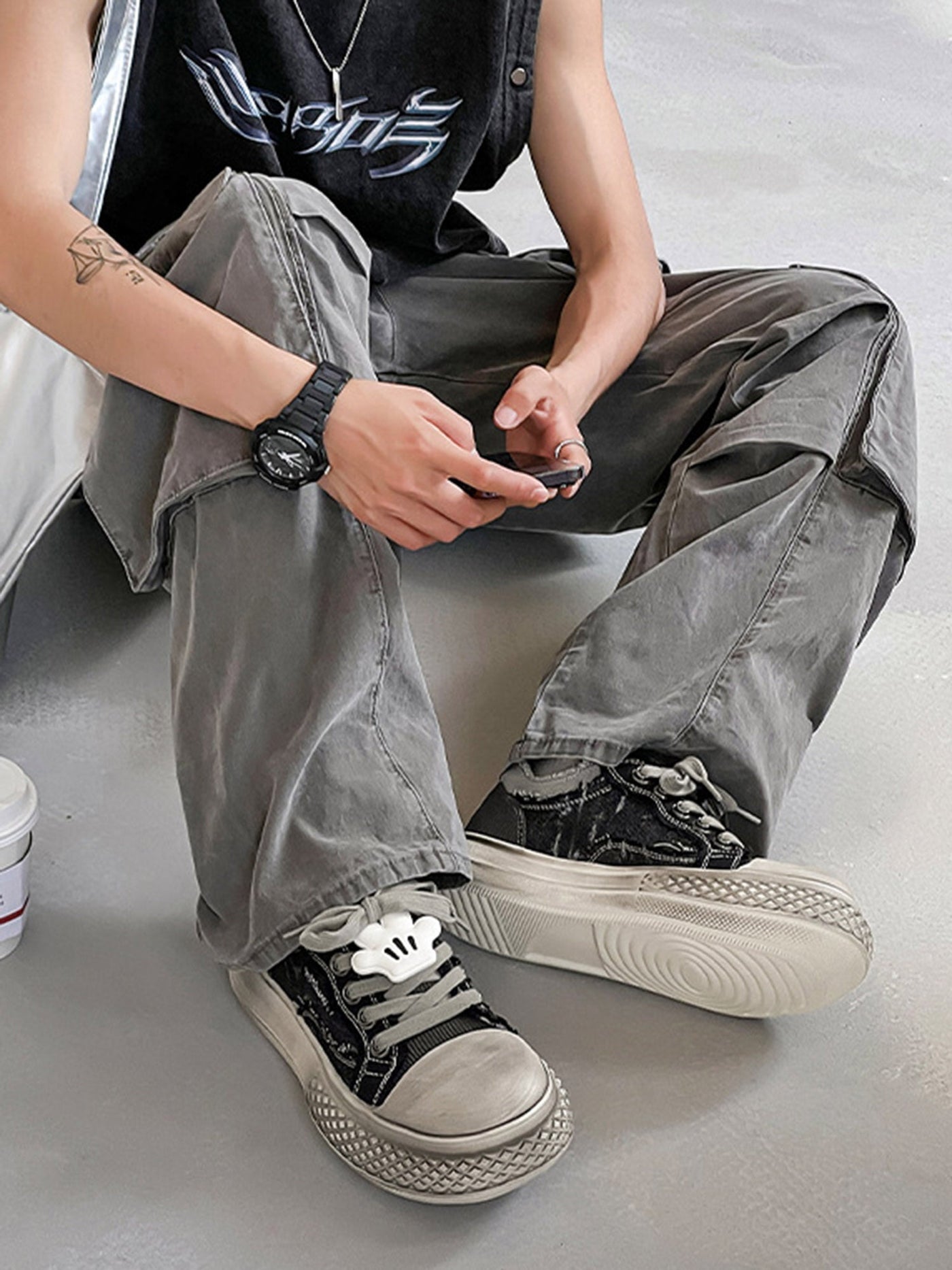 Retro Ugly Cute Street Rap Sneakers - 2113