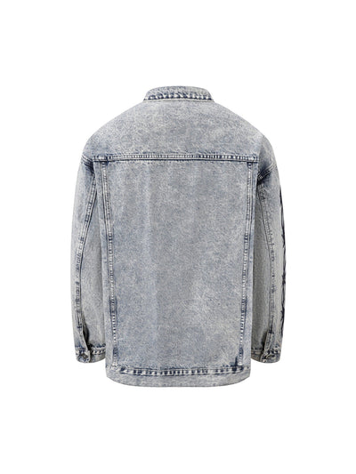 Thorn Embroidered Denim Jacket