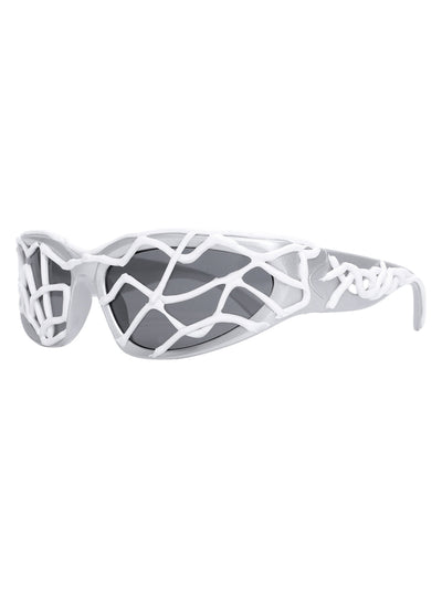 Futuristic Wavy Frame Sunglasses