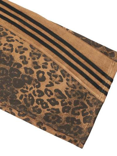 Cheetah Print Suede Tracksuit - 2277
