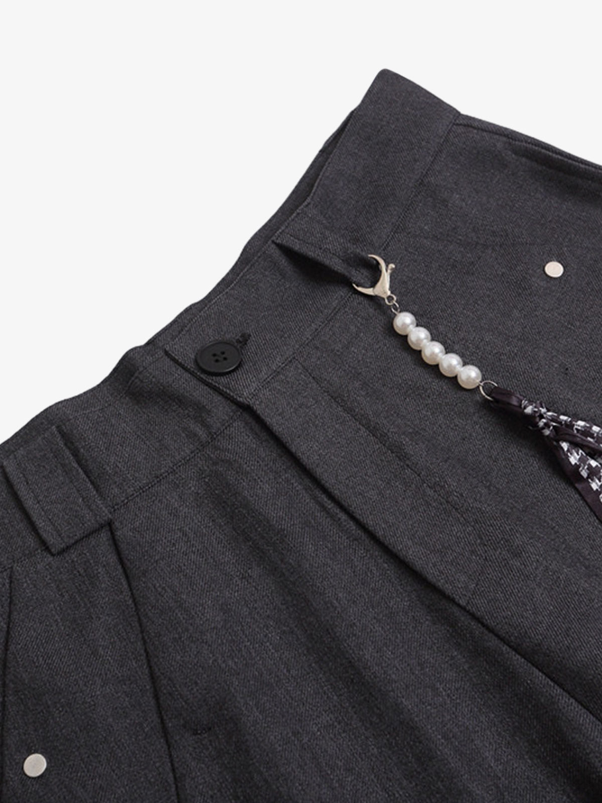 Cleanfit Pleated Wide-leg Tailored Shorts