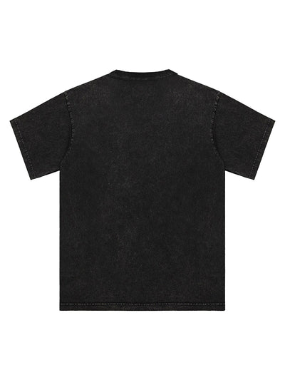 Washed Angel Print T-shirt