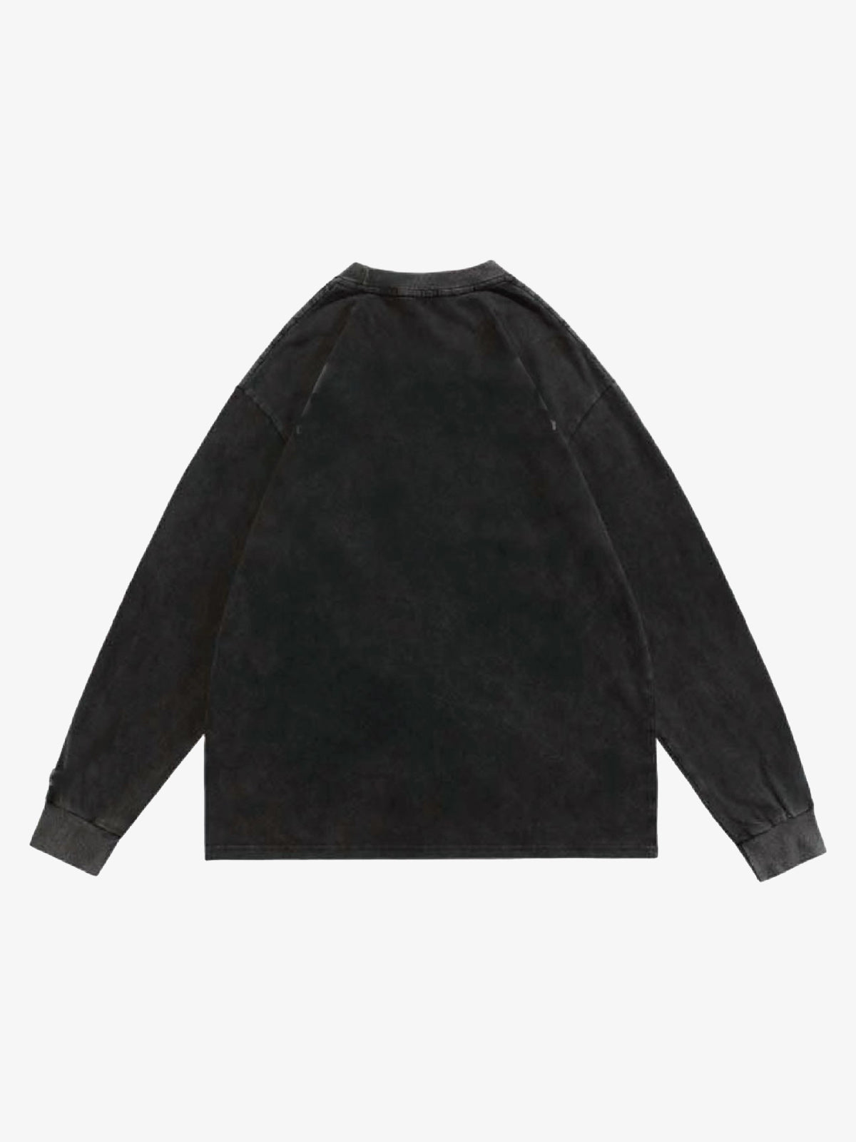 Graphic Creative Lip Print Washed Sweatshirt
