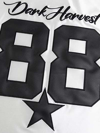 Number "88" Sports Jersey Print T-shirt