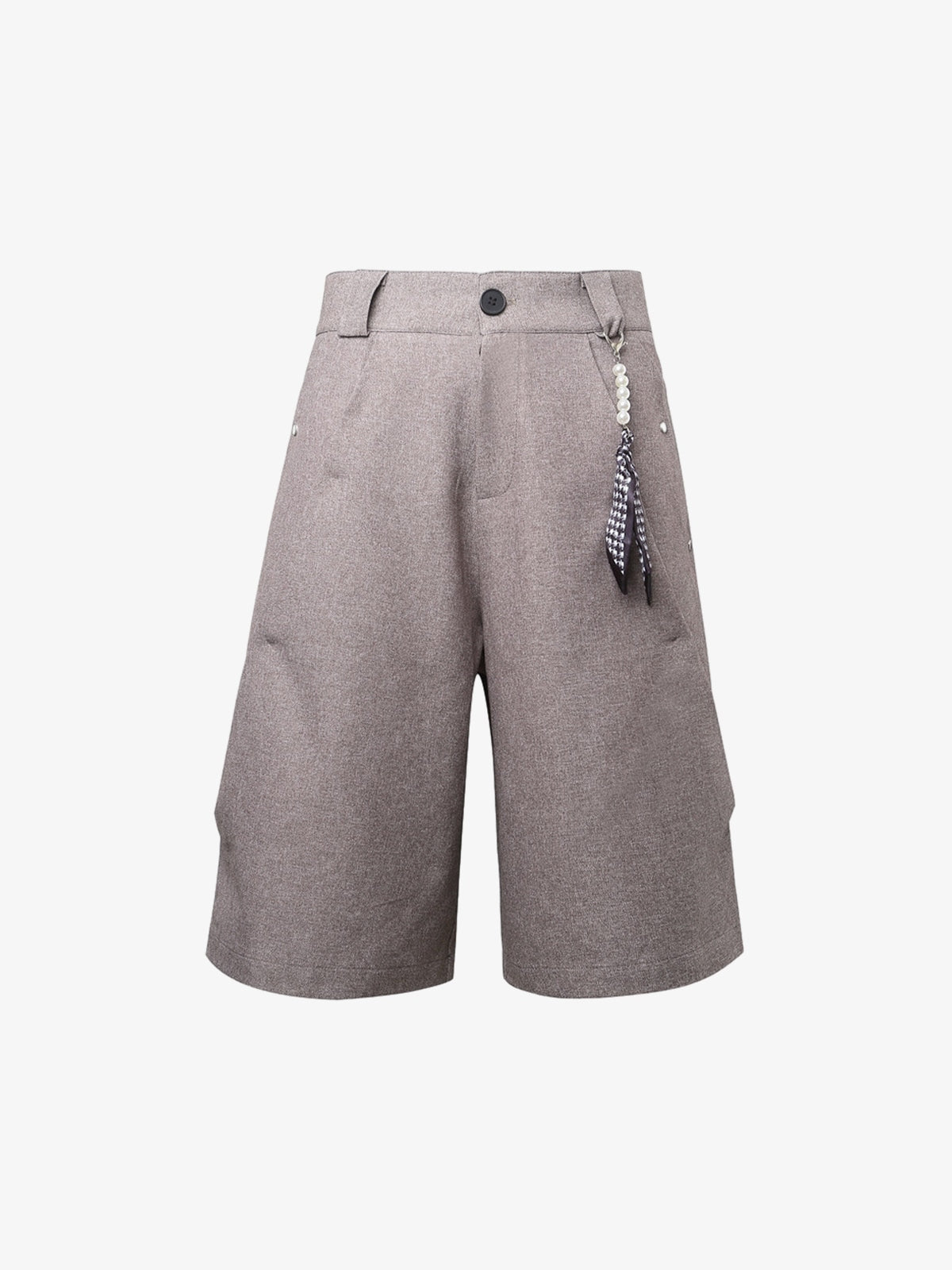 Cleanfit Pleated Wide-leg Tailored Shorts