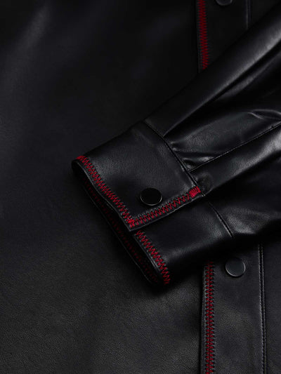 Original Embroidered Leather Shirt