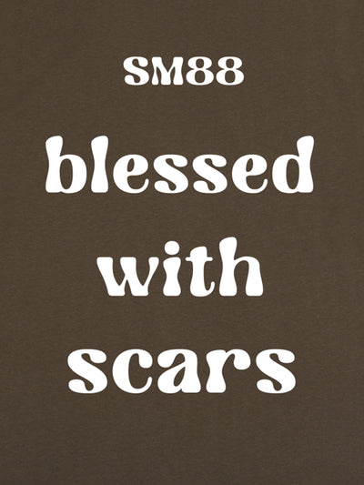 Original "Blessed With Scars" Slogan T-Shirt