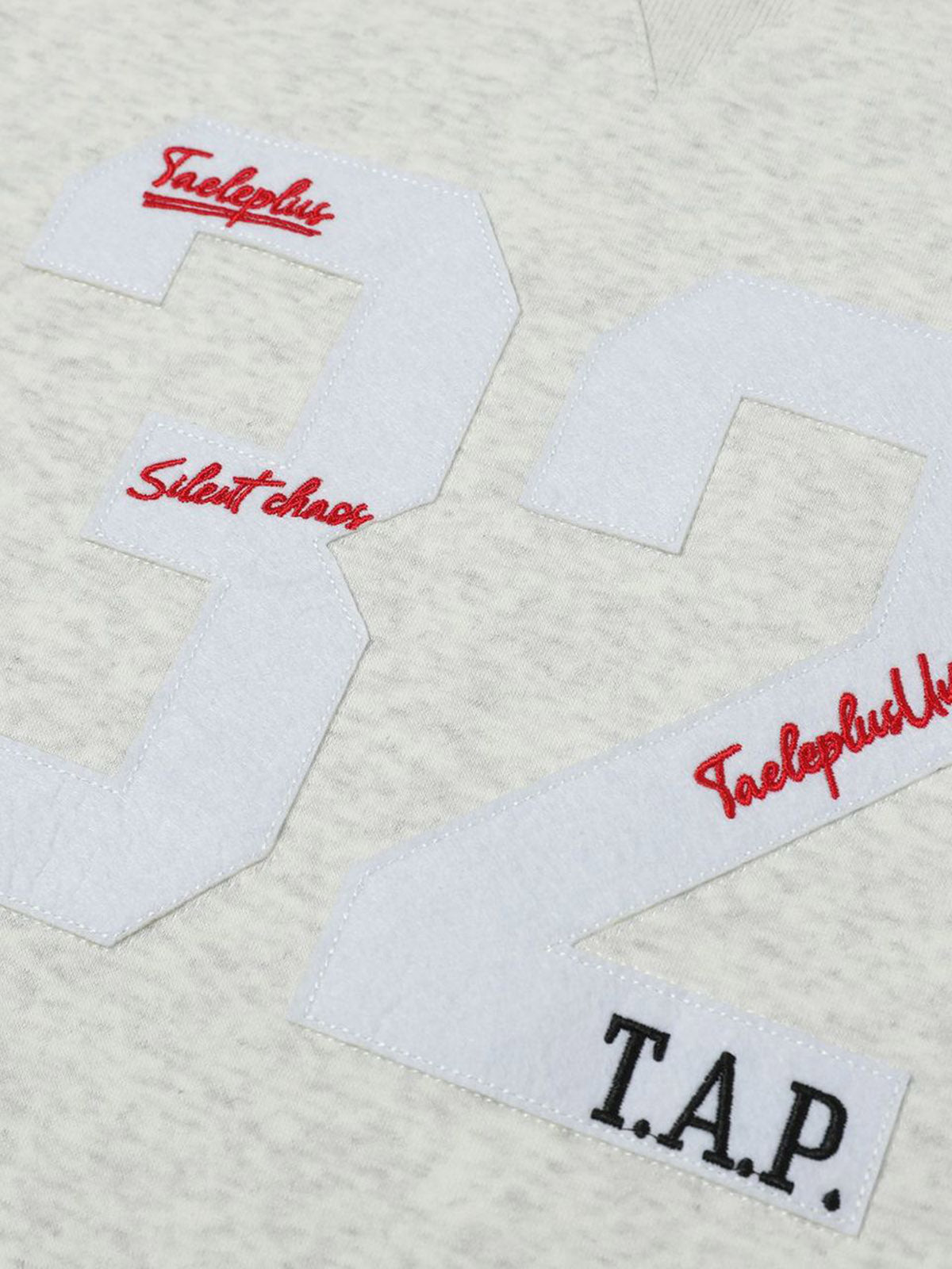 Retro Patch Embroidery Sweatershirt