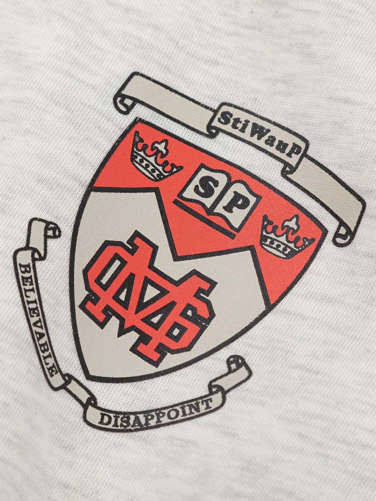 Retro Embroidered College Detachable Hoodie