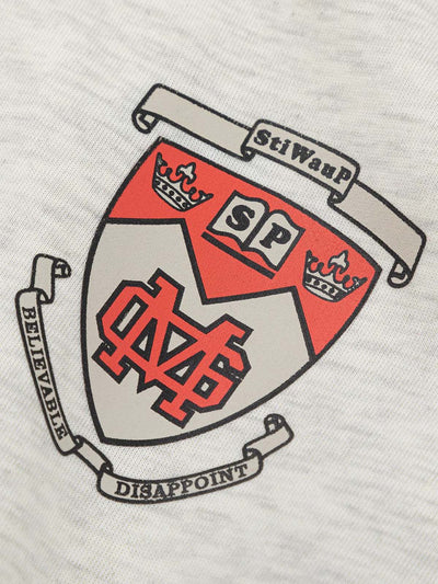 Retro Embroidered College Detachable Hoodie