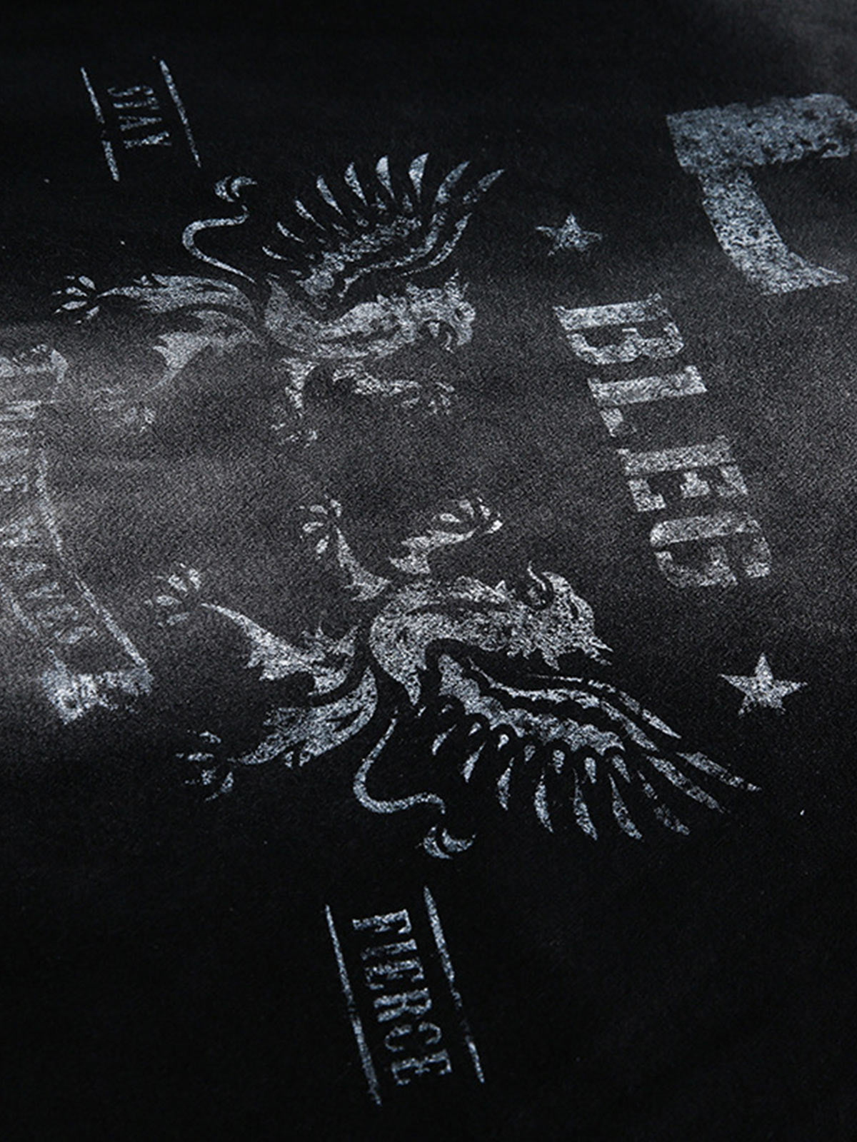 Street Spray Paint Print Hoodie