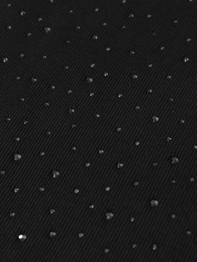 Street Heavy Rhinestone Threaded Vest