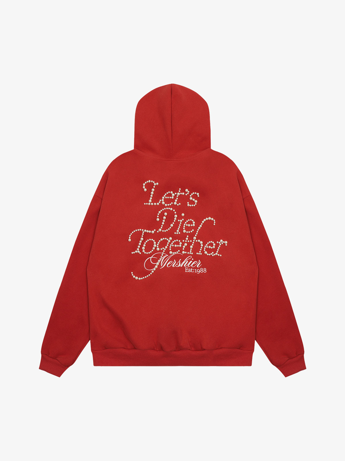 Retro Handmade Beaded Design Hoodie