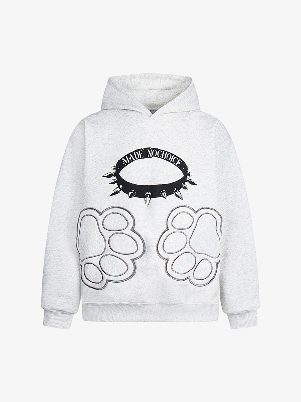 Retro Cat Collar Pocket Hoodie