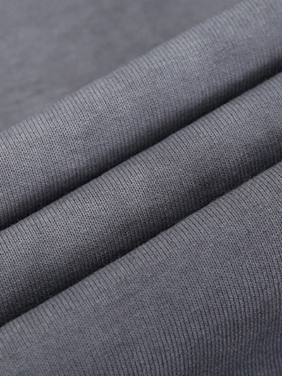 Washed Spray Color Graphic Round Neck T-shirt