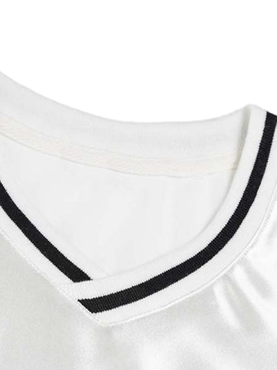 Number "88" Sports Jersey Print T-shirt