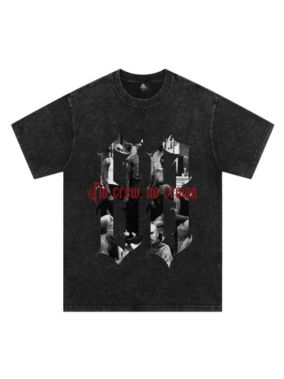 Original Photograph Letter Oversized Graphic T-Shirt