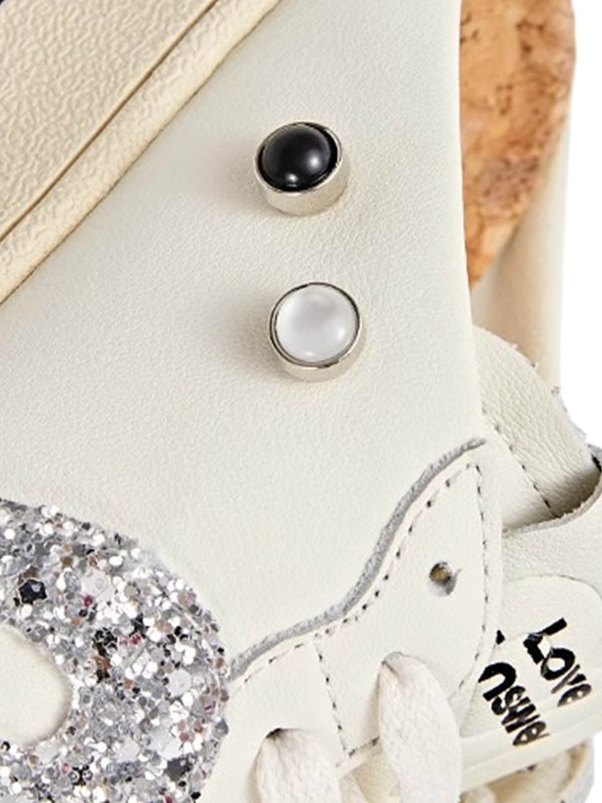 Street Rhinestone Retro Love Slippers