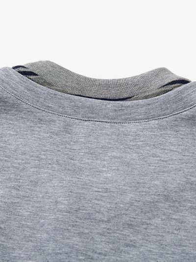 High Street Tie Embroidered Design T-shirt
