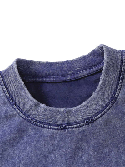 Vintage Washed Crew Neck T-Shirt