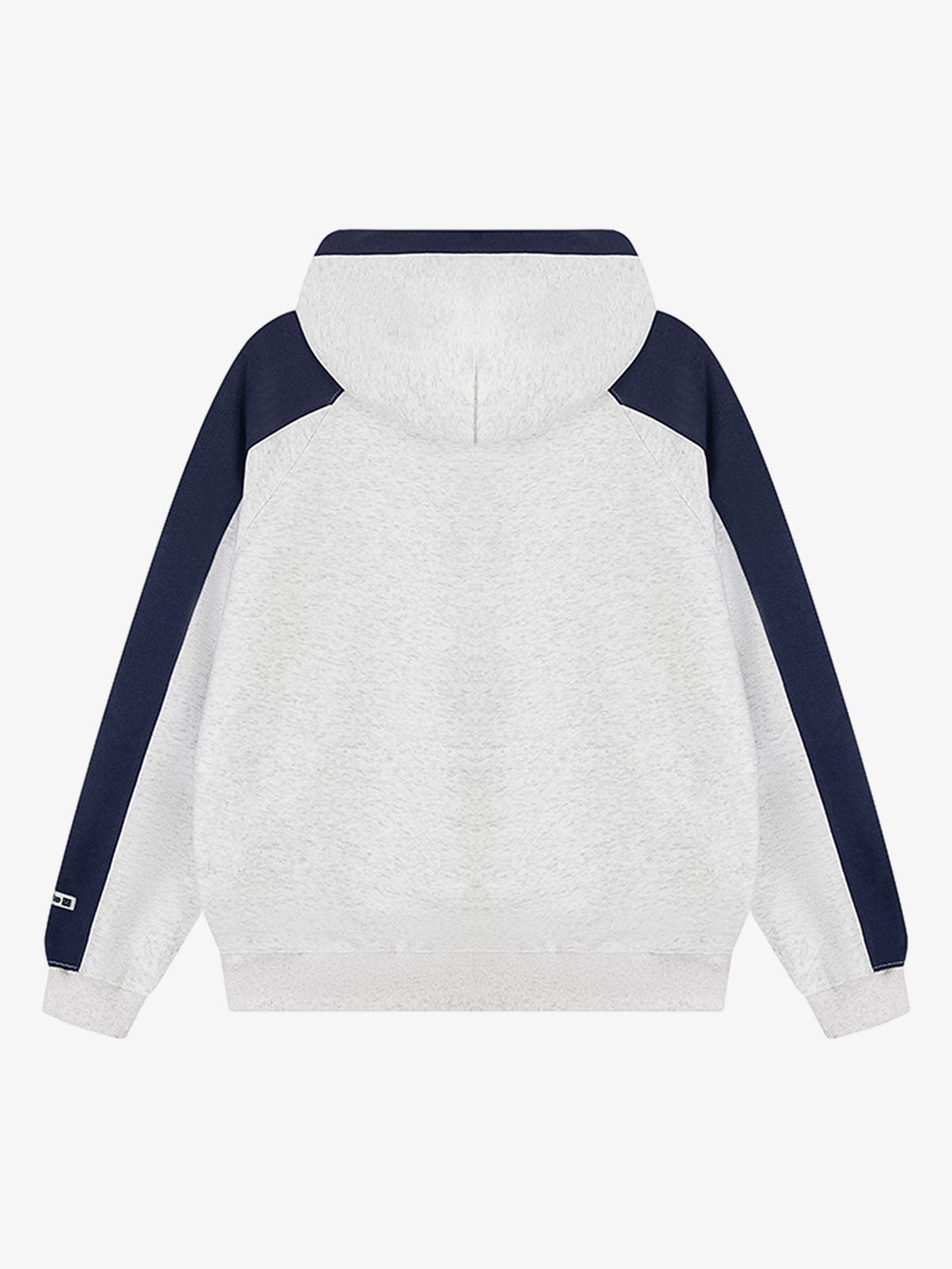 Retro Contrast Color Letter Print Hoodie