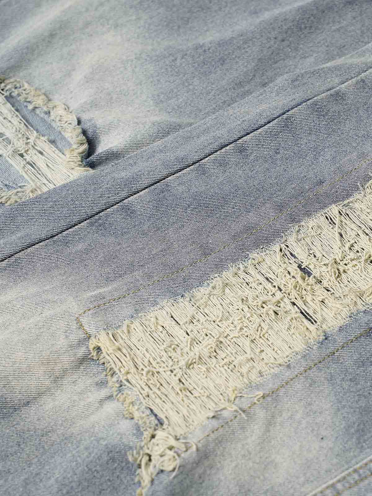 Washed Ripped Baggy Jeans