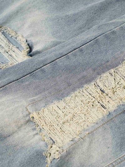Washed Ripped Baggy Jeans