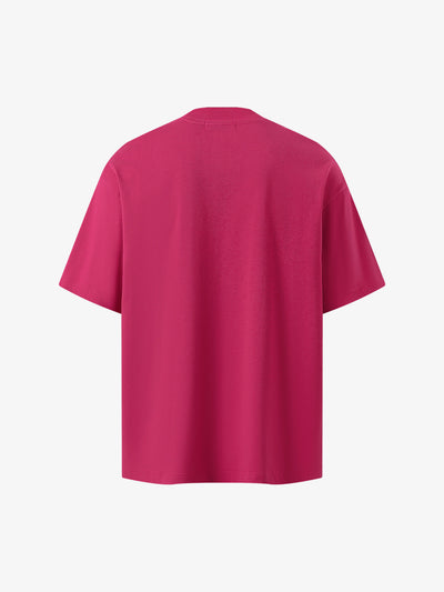 Heavy Embroidery Lightning Heart Print T-shirt