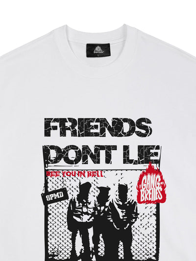 Original "Friends Don't Lie" Print T-Shirt