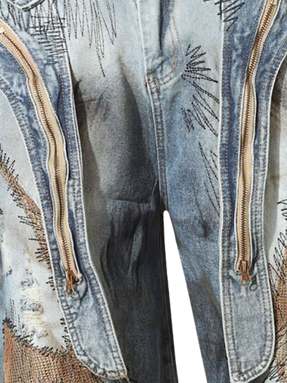 RO Style Washed Barrel Jeans - 2421