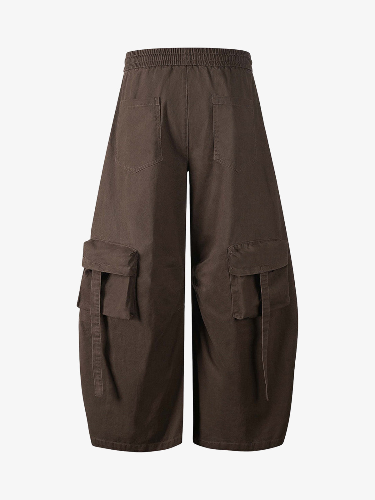 Functional Style Multi-pocket Cargo Barrel Pants