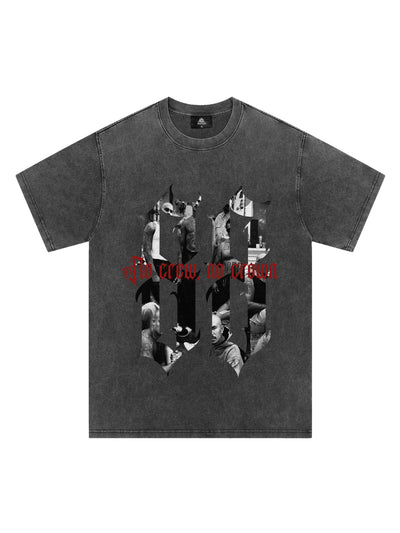 Original Photograph Letter Oversized Graphic T-Shirt