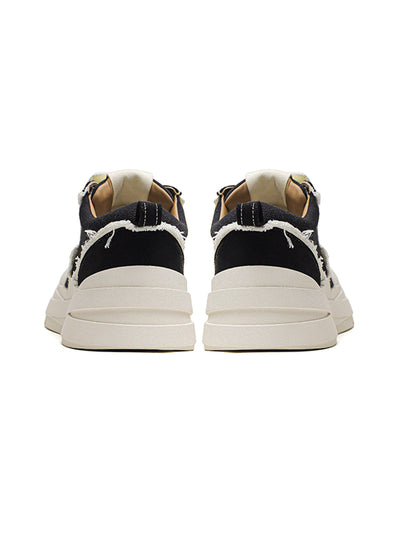 Raggedy Round Toe Sneakers - 2368