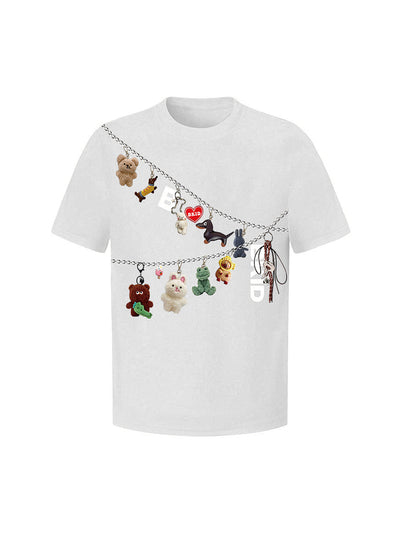 Fun Cartoon Print T-Shirt