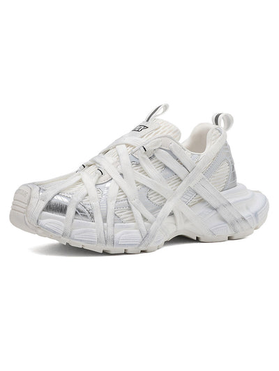 High Street Lace-up Casual Sneakers - 2342