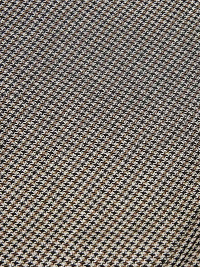 Belted Houndstooth Blazer Pants