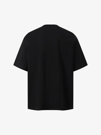 Heavy Embroidery Lightning Heart Print T-shirt