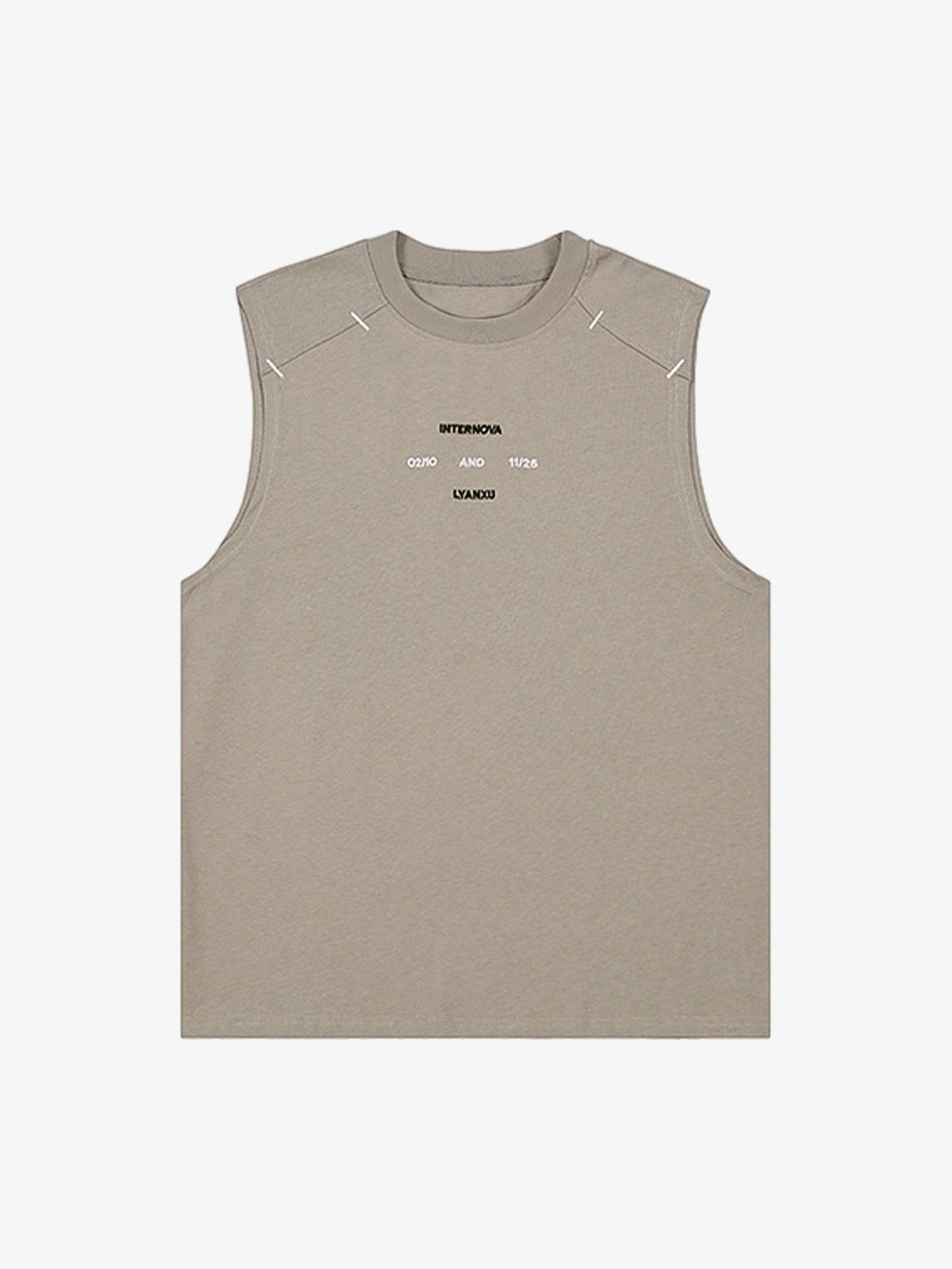 Waistcoat Embroidered Round Neck Vest