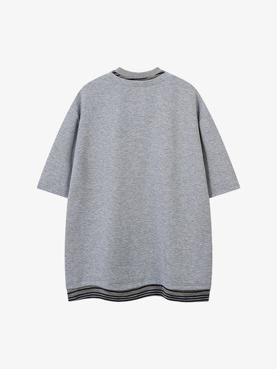 High Street Tie Embroidered Design T-shirt