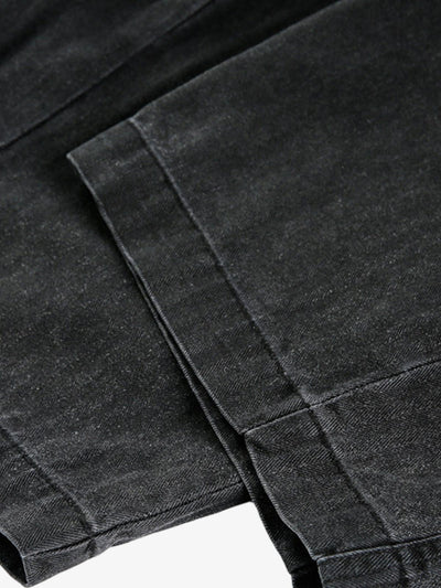 Riveted Pleated Casual Scimitar Pants