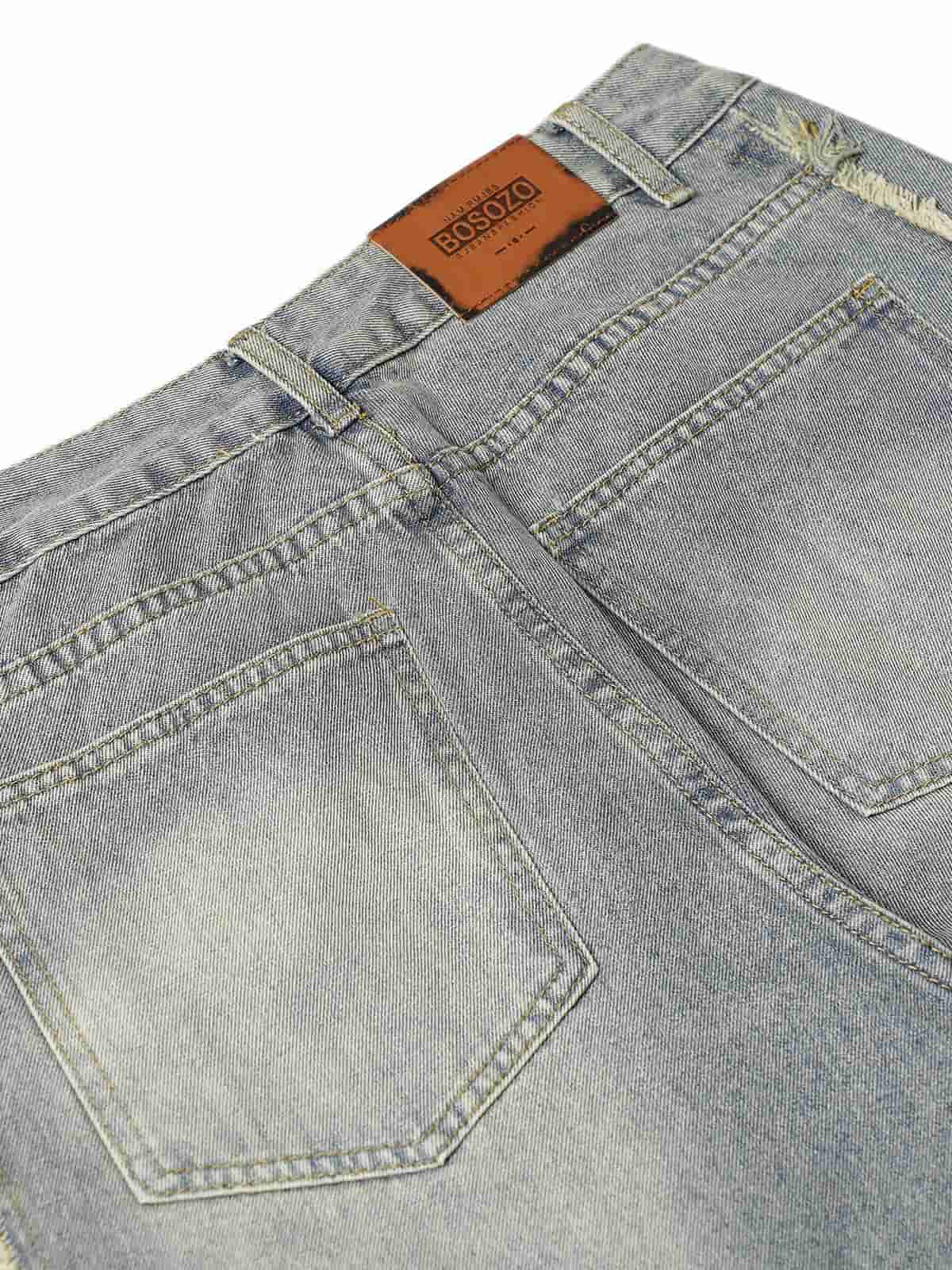 Washed Ripped Baggy Jeans